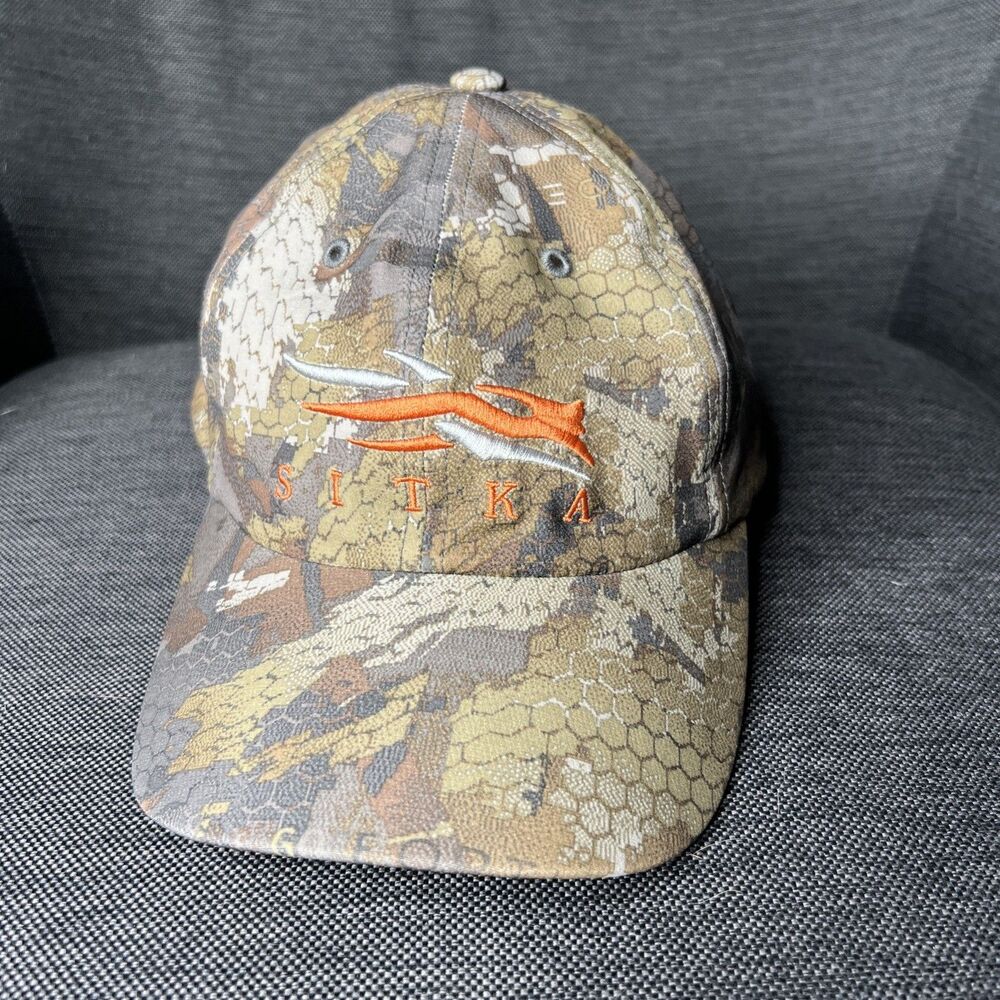 Sitka Traverse Hat Cap Strap Back Optifade Waterfowl Timber Camouflage NWOT